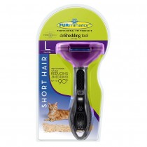 Escova Rasqueadeira Furminator Gatos - G - Pelo Curto